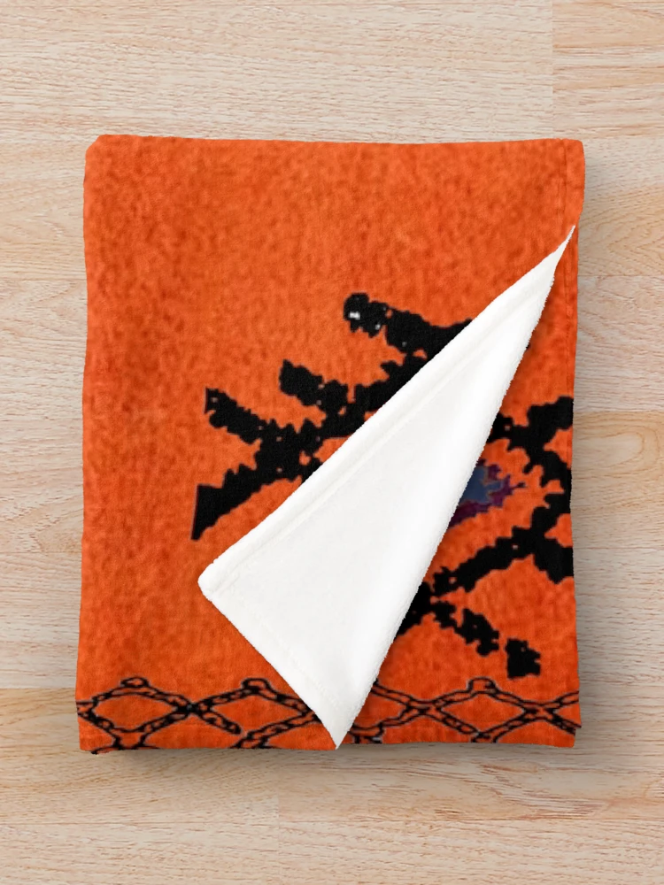 Thumbnail 3 of 6, Throw Blanket, Moroccan Traditional Rug Style -Berber-Rug-Style designed and sold by RabiaDesigns.