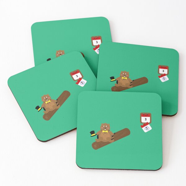Item preview, Groundhog Day design with a funny groundhog sitting on a log designed and sold by Martapp.