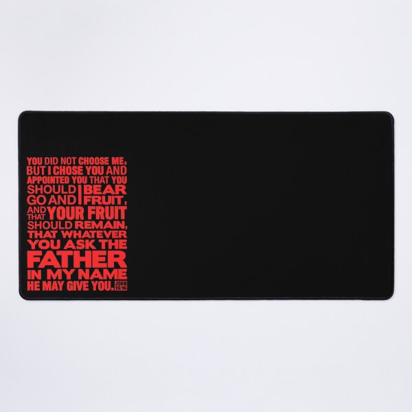 Item preview, John 15:16 Ask The Father In My Name designed and sold by plushism.