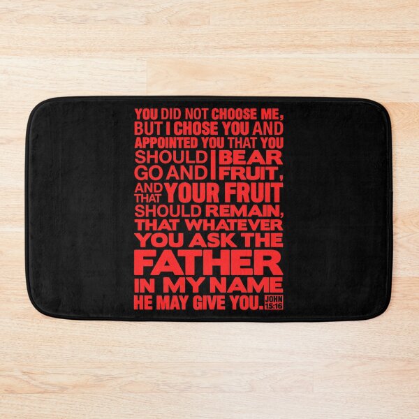 Item preview, John 15:16 Ask The Father In My Name designed and sold by plushism.