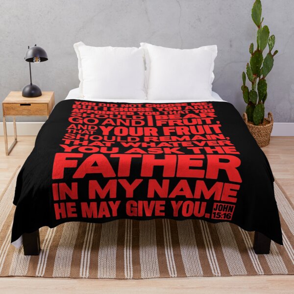 Item preview, John 15:16 Ask The Father In My Name designed and sold by plushism.