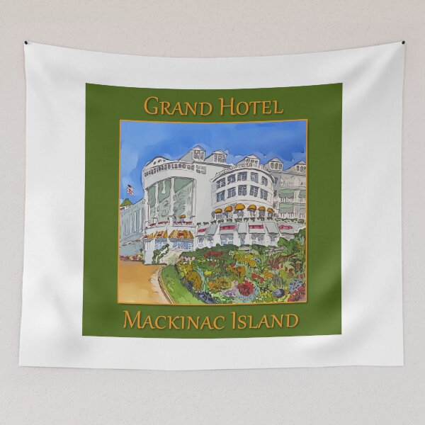 Item preview, Grand Hotel in Mackinaw Island, Michigan - WelshDesigns designed and sold by welshdesigns.