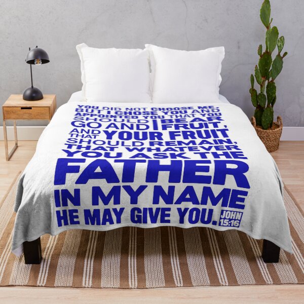 Item preview, John 15:16 Ask The Father In My Name designed and sold by plushism.