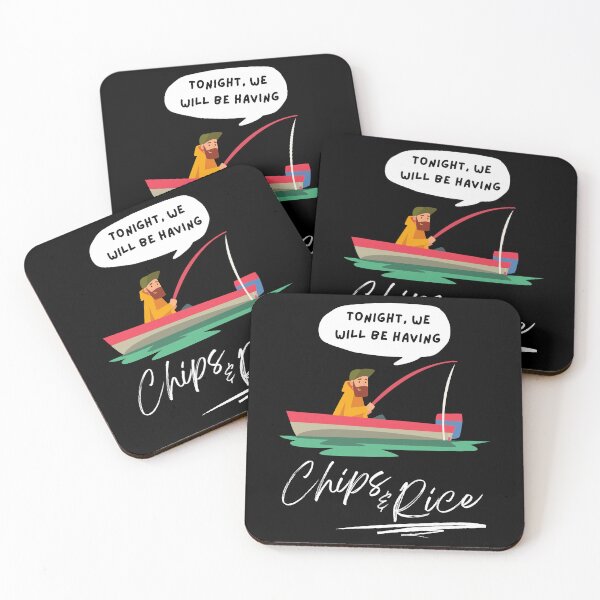 Item preview, Tonight we will be having chips and rice fishing designed and sold by 133DandC.