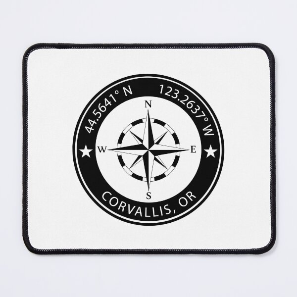 Item preview, Corvallis, Oregon Geographical Coordinates designed and sold by TeeOhGraphics.