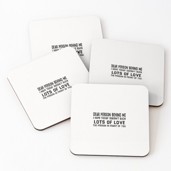 Item preview, Vintage Mouse Pad with Funny Retro Quotes, Dear Person Behind Me designed and sold by serenity sahara.