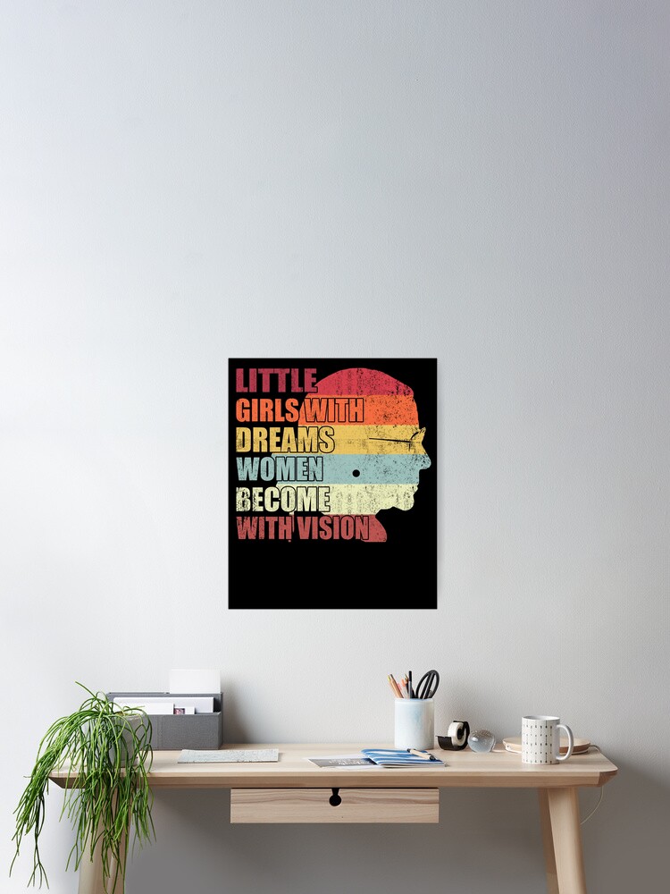 Rbg Little Girls With Dreams Become Women With Vision Shirt Rbg Little Girls With Dreams Become Women With Vision Shirt