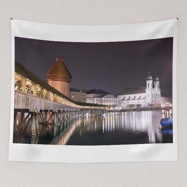 Item preview, Chapel Bridge Lucerne Switzerland designed and sold by RegaloRepublic.