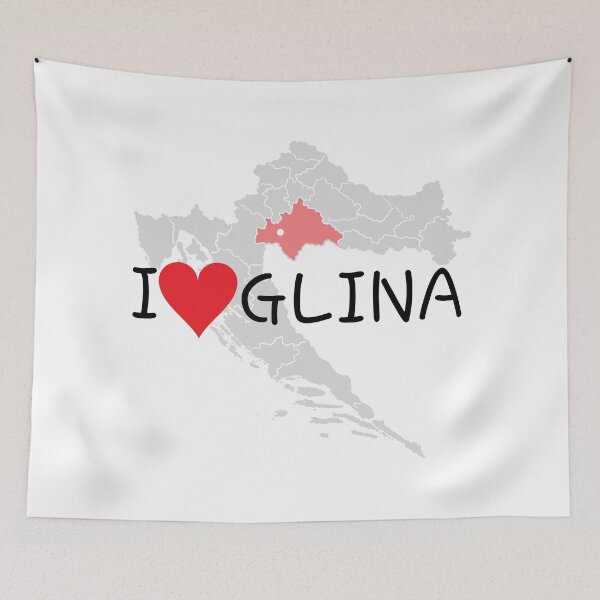 Item preview, "I Love Glina" designed and sold by MC Art Studio.
