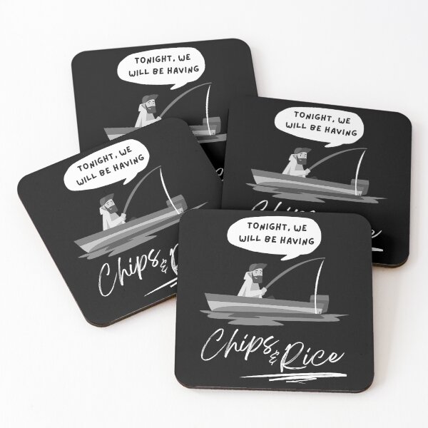 Item preview, Tonight we will be having chips and rice fishing designed and sold by 133DandC.