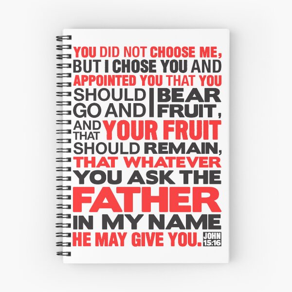 Item preview, John 15:16 Ask The Father In My Name designed and sold by plushism.