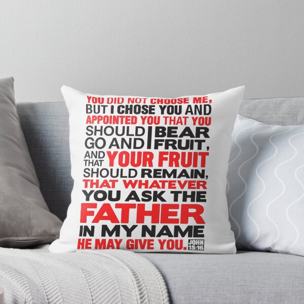 Item preview, John 15:16 Ask The Father In My Name designed and sold by plushism.