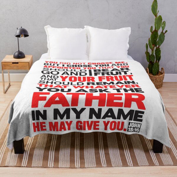 Item preview, John 15:16 Ask The Father In My Name designed and sold by plushism.