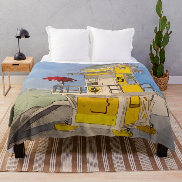 Item preview, Cute lifeguard tower in Clearwater Beach Florida - WelshDesigns designed and sold by welshdesigns.