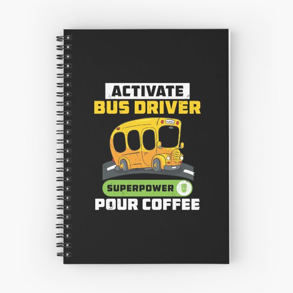 Item preview, Activate Bus Driver Superpower Coffee Funny designed and sold by StrongShirts.