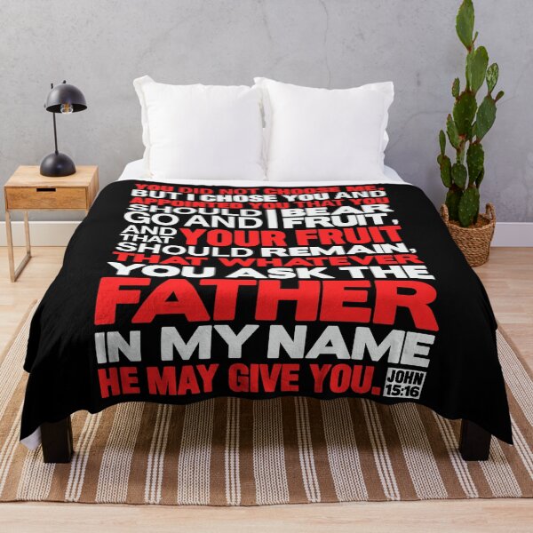 Item preview, John 15:16 Ask The Father In My Name designed and sold by plushism.