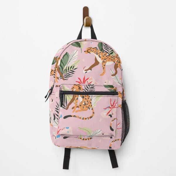 Item preview, leopard hiding in pink plants designed and sold by Proud Pro Gifts.