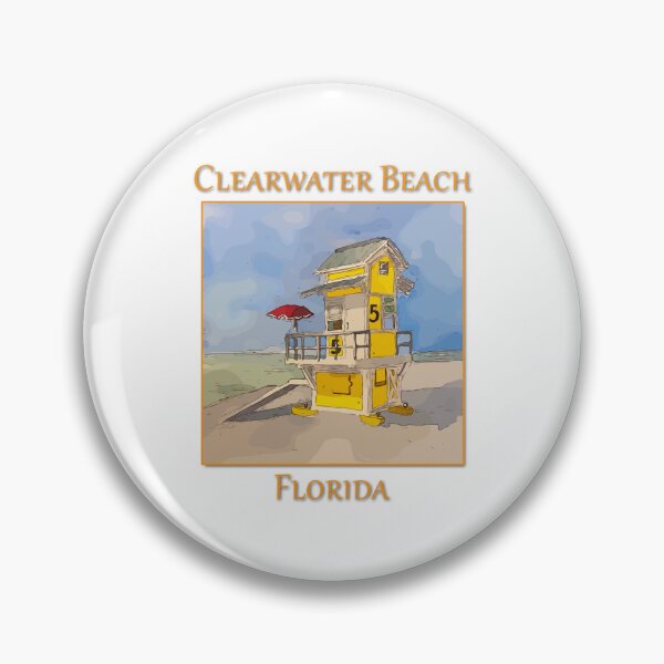 Item preview, Cute Lifequard tower in Clearwater Beach Florida - WelshDesigns designed and sold by welshdesigns.