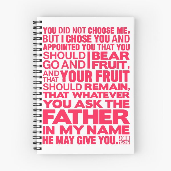 Item preview, John 15:16 Ask The Father In My Name designed and sold by plushism.