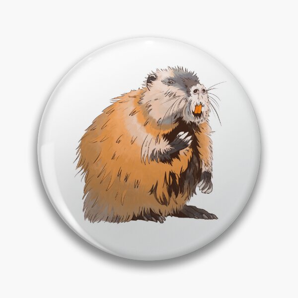 Item preview, Laughing nutria designed and sold by thebrokenbird.