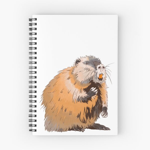 Item preview, Laughing nutria designed and sold by thebrokenbird.