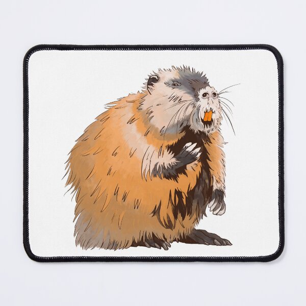 Item preview, Laughing nutria designed and sold by thebrokenbird.