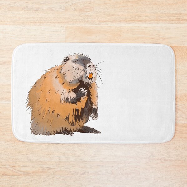 Item preview, Laughing nutria designed and sold by thebrokenbird.