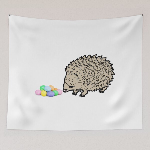 Item preview, Cute Easter egg Hedge hog designed and sold by Sam Artist.