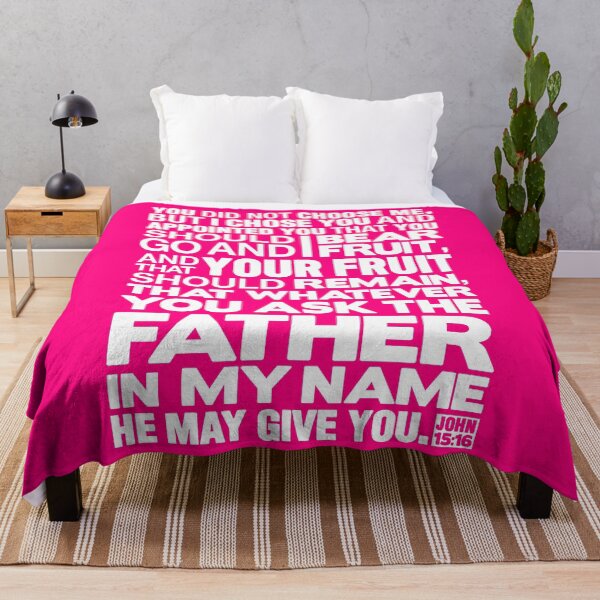 Item preview, John 15:16 Ask The Father In My Name designed and sold by plushism.