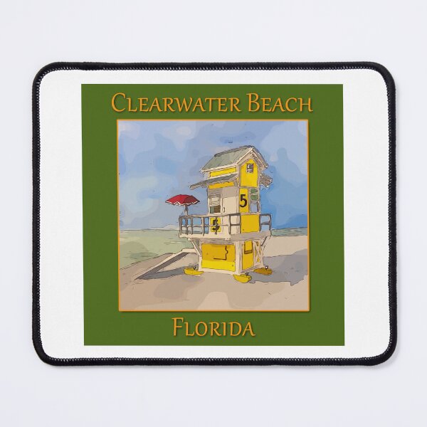 Item preview, Cute Lifequard tower in Clearwater Beach Florida - WelshDesigns designed and sold by welshdesigns.