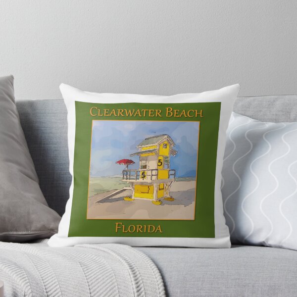 Item preview, Cute Lifequard tower in Clearwater Beach Florida - WelshDesigns designed and sold by welshdesigns.