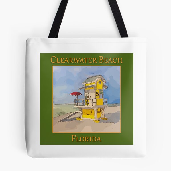Item preview, Cute Lifequard tower in Clearwater Beach Florida - WelshDesigns designed and sold by welshdesigns.