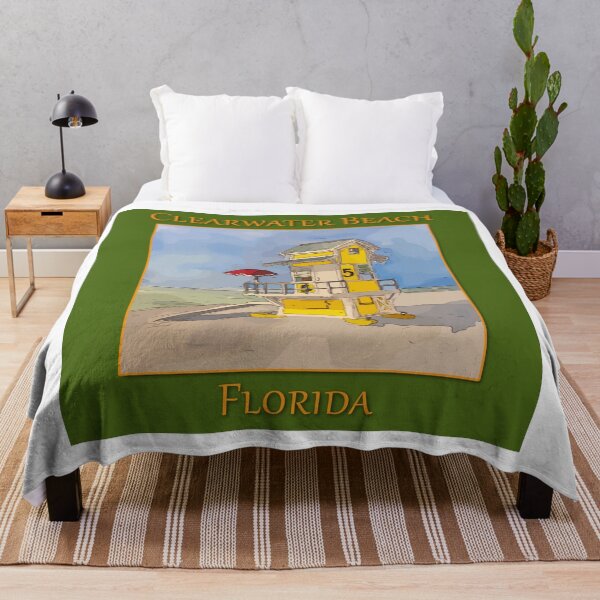 Item preview, Cute Lifequard tower in Clearwater Beach Florida - WelshDesigns designed and sold by welshdesigns.