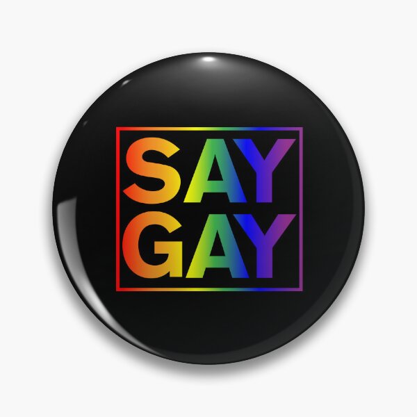 Item preview, SAY GAY - Rainbow Square designed and sold by NickiPost.
