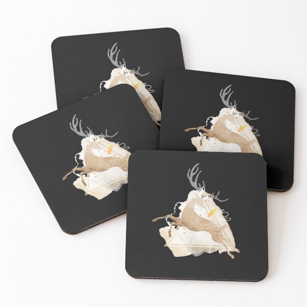 Item preview, Cute Easter deer with bunny ears designed and sold by Sam Artist.