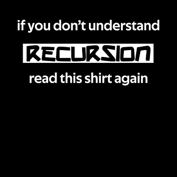 Artwork thumbnail, Programmer Recursion Definition by rachidhaz