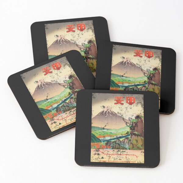 Item preview, Vintage Distressed Japanese Traveling Promotional Poster Ad  designed and sold by tronictees.