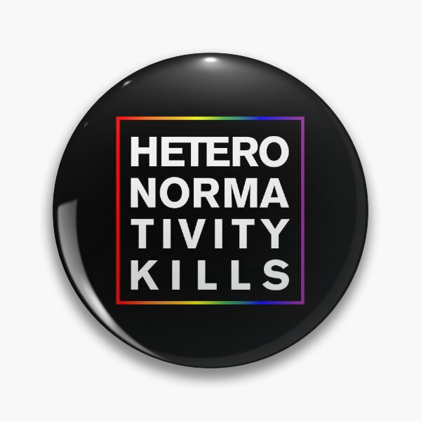 Item preview, Heteronormativity Kills - Rainbow Square designed and sold by NickiPost.