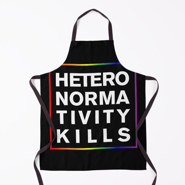 Item preview, Heteronormativity Kills - Rainbow Square designed and sold by NickiPost.