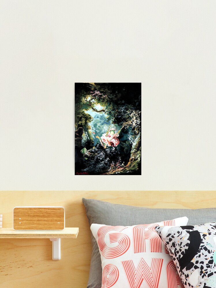 Thumbnail 1 of 3, Photographic Print, The Swing But It's Frogs designed and sold by RumpledCrow.