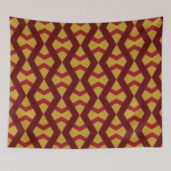 Item preview, Red And Yellow Crisscross Pattern designed and sold by MclaughlinGifts.