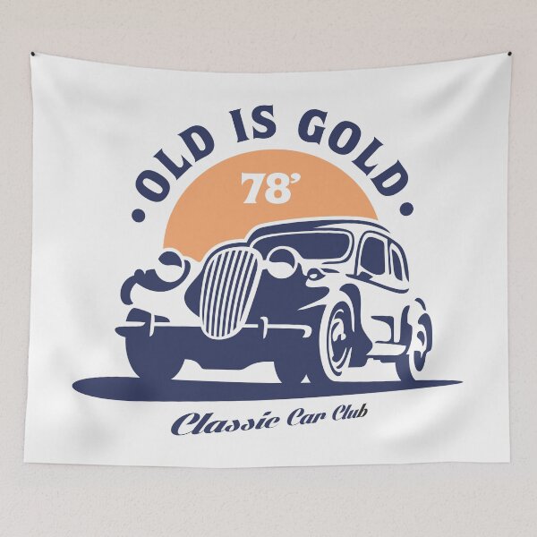 Item preview, Classic Car club Old is Gold designed and sold by etraveler.