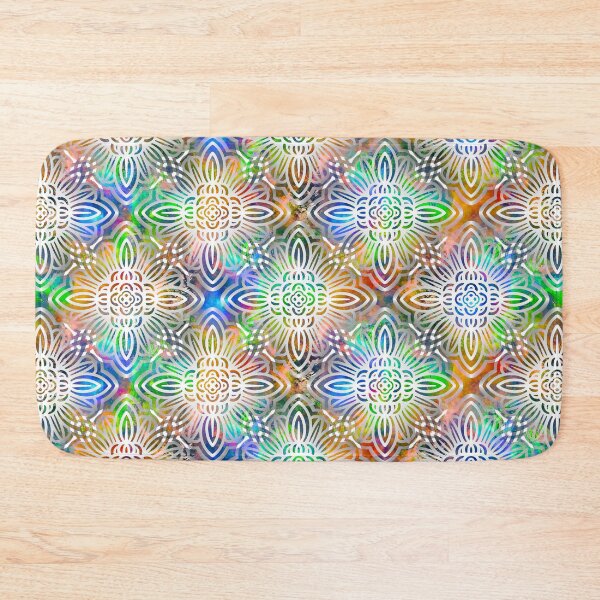 Item preview, Colorful Mandala Flower Repeating Pattern designed and sold by Sandy Richter.