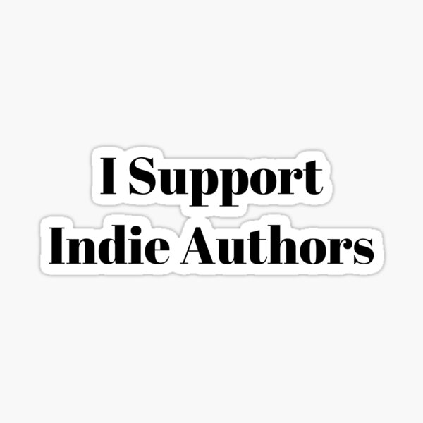 Indie Author Support Sticker