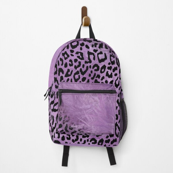 Item preview, Leopard Print in Purple Feathers designed and sold by FishHuntLife.