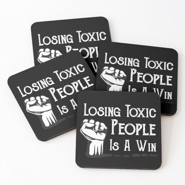 Item preview, Losing Toxic People Is A Win funny quote designed and sold by POSITIVEHL HL.