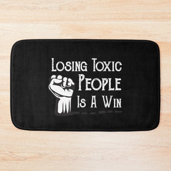 Item preview, Losing Toxic People Is A Win funny quote designed and sold by POSITIVEHL HL.