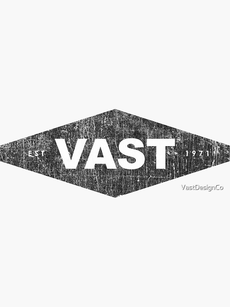 "Vast Logo" Sticker by VastDesignCo Redbubble