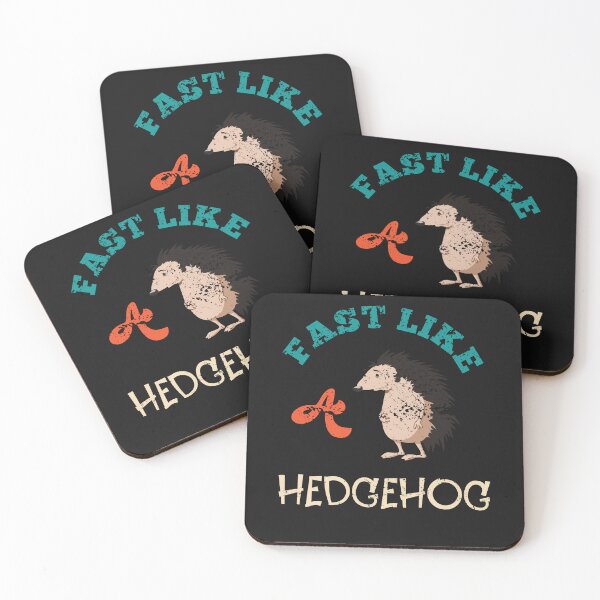 Item preview, Fast as a hedgehog - cute hedgehog design designed and sold by VitoTDesign.
