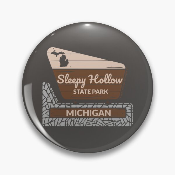Item preview, Sleepy Hollow State Park Michigan Entrance Welcome Sign MI designed and sold by palmettodigital.